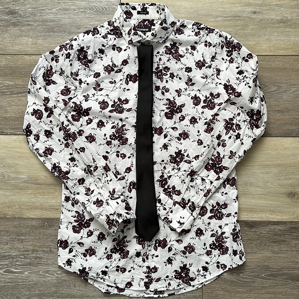 Men’s Express Shirt And Tie
